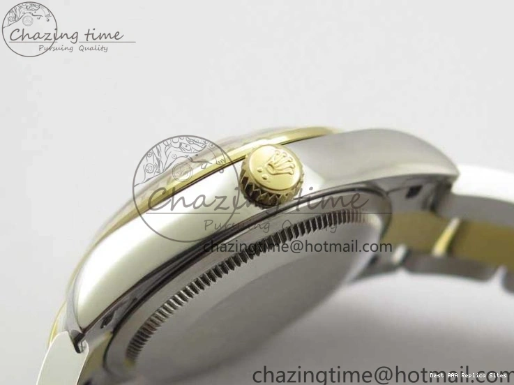 Best AAA Replica Sites Sticks YG BP Edition Black WaterResistant Bracelet Datejust on 278273 2718 SS Best Markers Dial Maker YG 31mm SS Oyster 0112